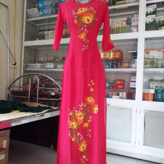 Áo dài nguyễn hồng