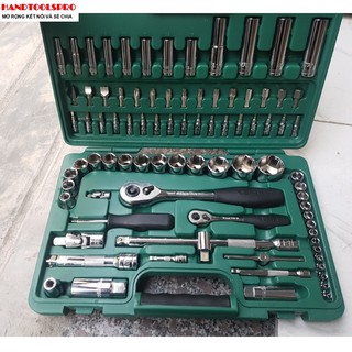 1/4″ và 1/2″ Bộ tuýp 86 chi tiết Sata 09013