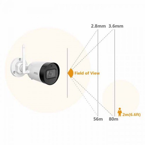 Camera IP WiFi  4MP Ngoài Trời IMOU  G42P 1080P FullHD, 4K QHD Chính Hãng Dahua BH 24TH(Tùy chọn thẻ nhớ)