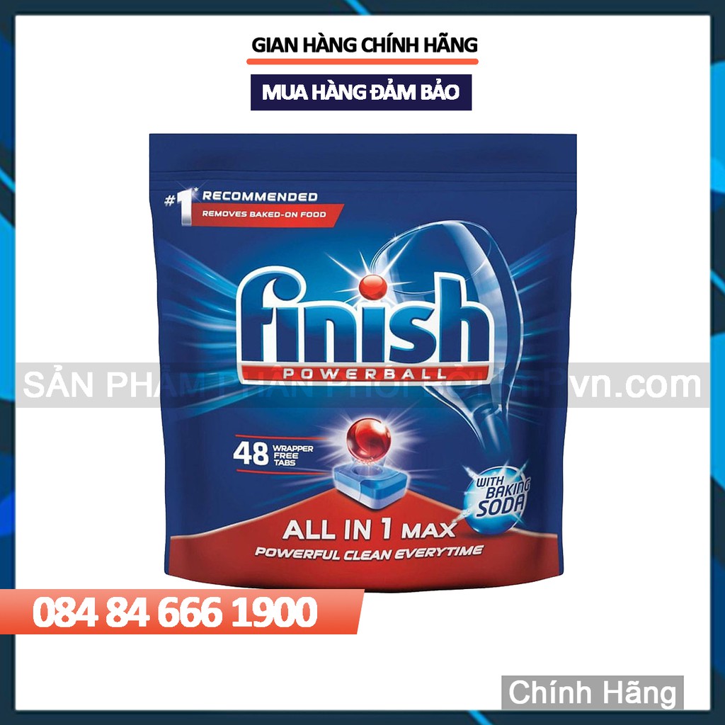 Viên rửa chén Finish 48 viên