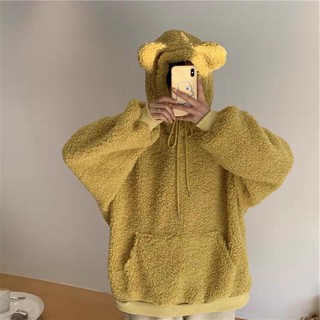 Áo hoodie tai gấu ( có ảnh thật )
