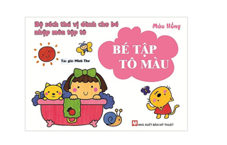 Bé Tập Tô Màu - Màu Hồng