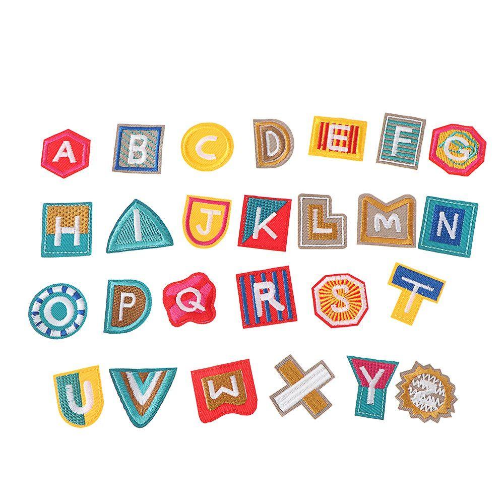 Set 26 Miếng Vá Quần Áo Hình Chữ Cái Alphabet Đẹp Mắt