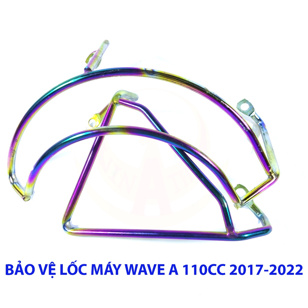 Ốp lốc máy và ốp mũi dè xe Wave a 110 cc đời 2017 đến 2022 MÀU TITAN CỰC ĐẸP