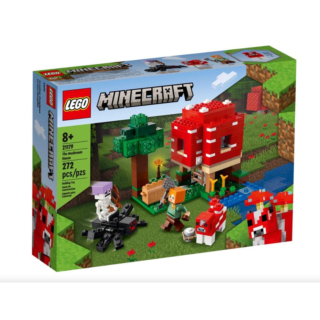 Lego HaHa - Lego Minecraft - Nhà Nấm - 21179