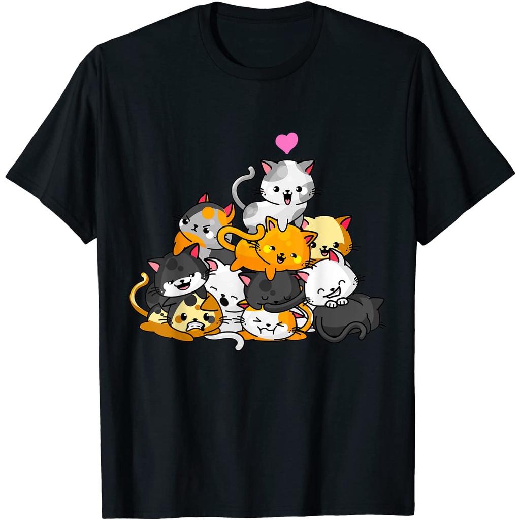 Áo Thun In Hình Mèo Kitty Dễ Thương Dùng Làm Quà Tặng Cho Bé Gái