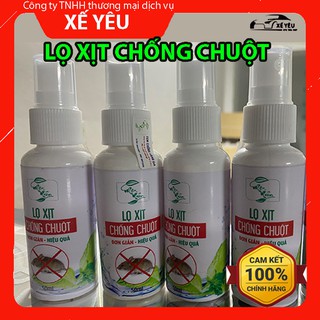 Tinh Dầu Đuổi Chuột – Dung Dịch Chống Chuột – Dùng Trong Khoang Xe Ô Tô, Bảo Vệ Thiết Bị Xe Hơi Lọ Xịt 50ML
