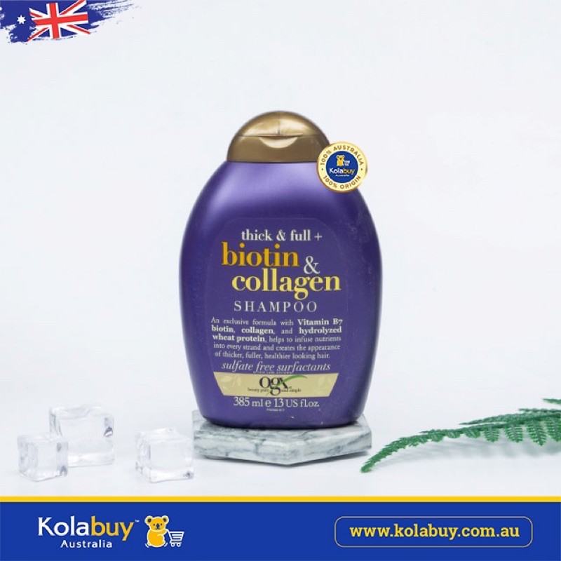 Dầu gội Chống rụng tóc OGX Biotin & Collagen Shampoo 385ml