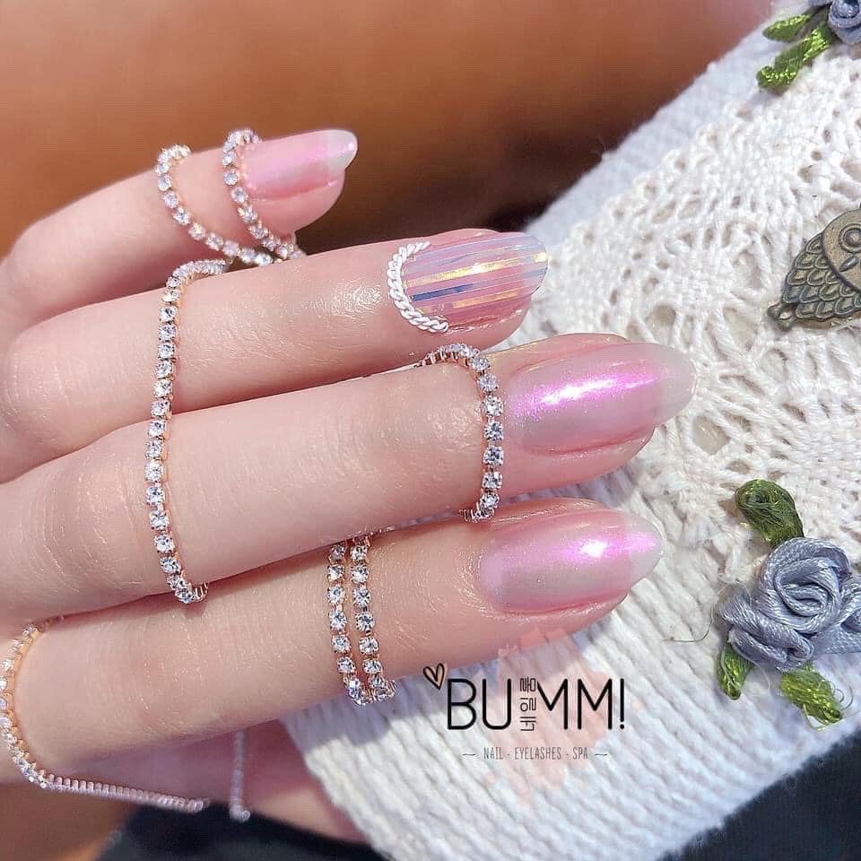 Phụ kiện nail, charm xích nail trang trí móng tay lấp lánh