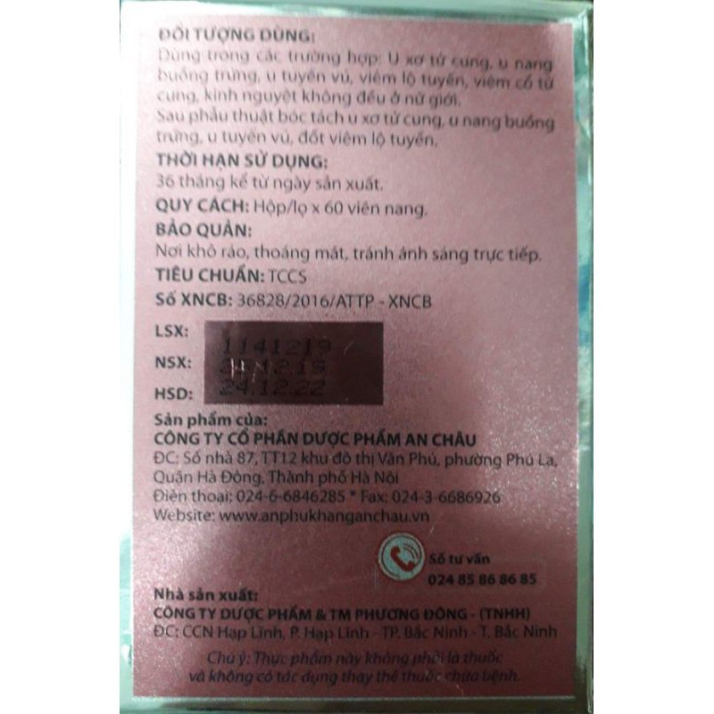 [Mã SR14MAY5 giảm 20K đơn 50K] An Phụ Khang An Châu | BigBuy360 - bigbuy360.vn