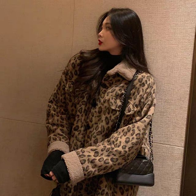 (SẴN)Áo khoác hoa báo ulzzang lông cừu 2020 KÈM 3 ẢNH THẬT CUỐI | BigBuy360 - bigbuy360.vn