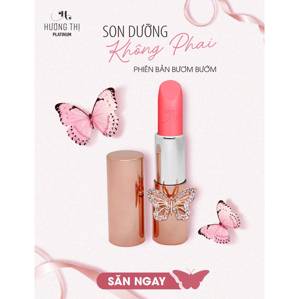[FREESHIP, HOÀN XU] SON DƯỠNG MÔI [KHÔNG PHAI] [Son lì-Không chì] ELYZA HƯƠNG THỊ [vỏ bươm bướm][bản limited] | BigBuy360 - bigbuy360.vn