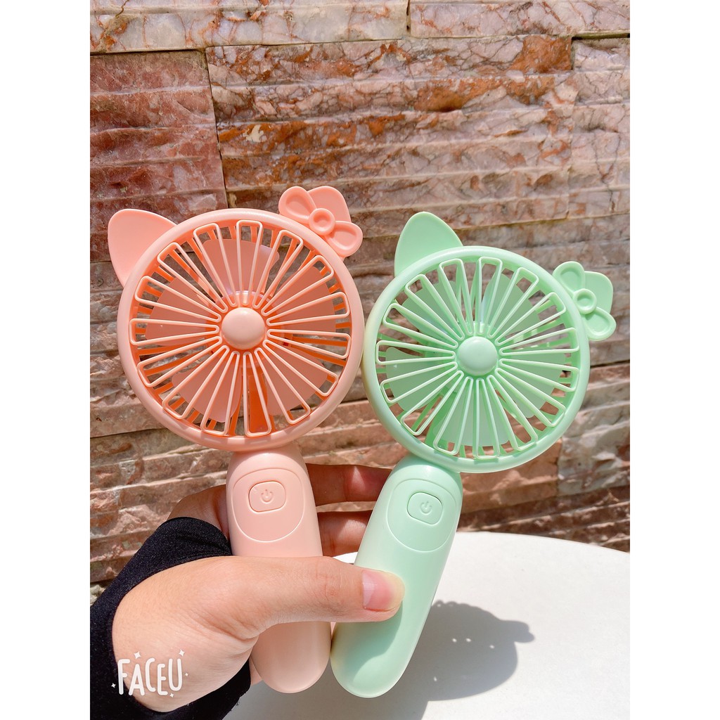 [ FREE SHIP ] ❤ Quạt Mini Tích Điện Cầm Tay SQ2165 ❤️ Quạt Siêu Mạnh, Tặng Kèm Cáp Sạc | BigBuy360 - bigbuy360.vn