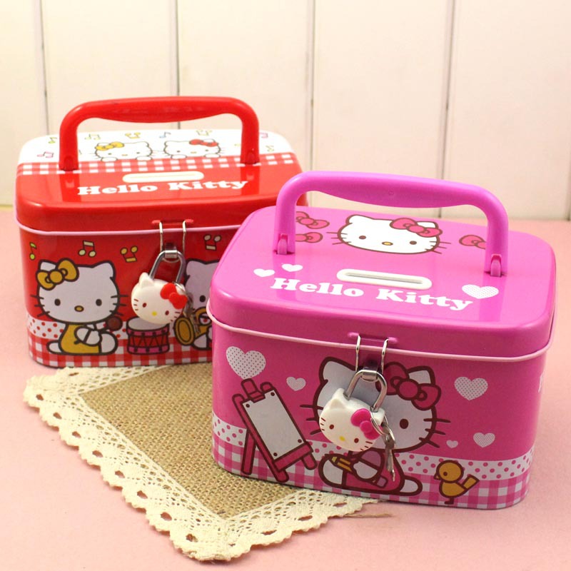 Hộp Đựng Tiền Tiết Kiệm Hình Hello Kitty Đáng Yêu