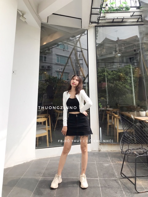 Chân váy xẻ thiết kế cạp cao tôn dáng Chân váy tua rua thời trang chân váy chữ A | BigBuy360 - bigbuy360.vn