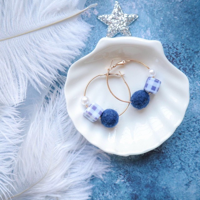 Hoa tai xinh phong cách hàn quốc