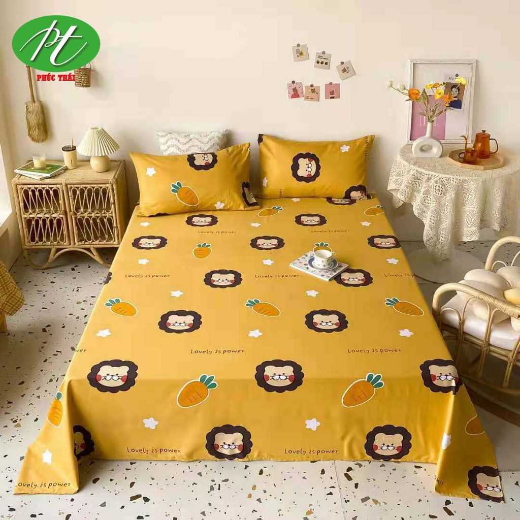 Bộ ga gối cotton mẫu mới (3 món)