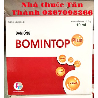 (<3Chính hãng) Đạm ống Bomintop tăng sức đề kháng- Philatop ống nhựa