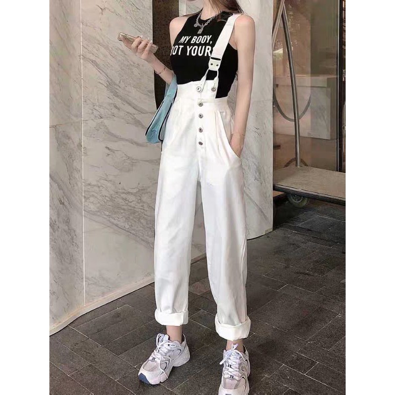 [ Sẵn quần đen ] Order quần yếm nữ dành cho năm 2020, hàng quảng châu loại đẹp | BigBuy360 - bigbuy360.vn