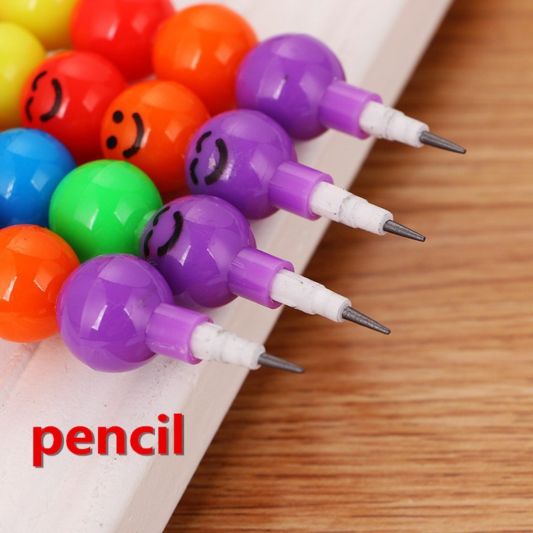 Bút Chì 7 Màu Đáng Yêu Dành Cho Học Sinh