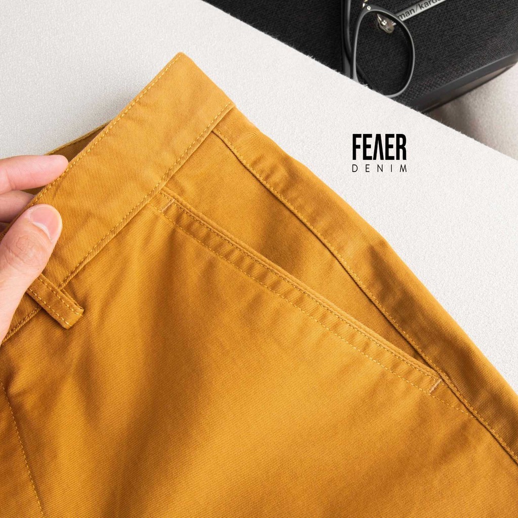 [PREMIUM] Quần nam kaki short FEAER chất kaki trơn Kaki Premium Cotton | BigBuy360 - bigbuy360.vn