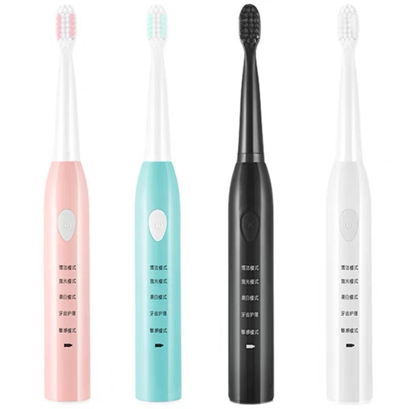 Bàn chải điện đánh răng tự động Sonic lông mềm 5 chế độ rung chăm sóc răng công nghệ sóng âm tiêu chuẩn USA