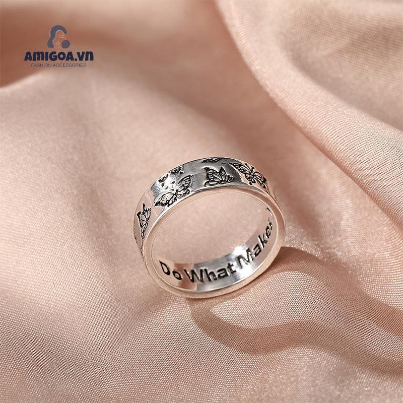 ✨✨Nhẫn bạc 925 hình bướm phong cách retro thời trang cho nữ