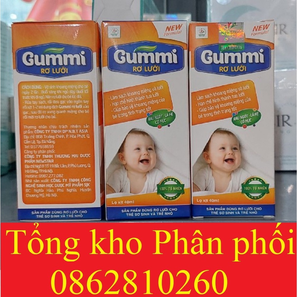 GUMMI dung dịch rơ lưỡi baby⚡️AN TOÀN CHO TRẺ SƠ SINH VÀ TRẺ NHỎ⚡️chiết xuất thảo dược làm sạch,phòng ngừa nấm
