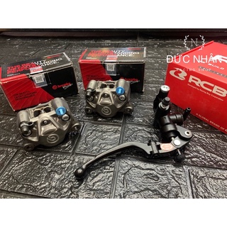 [Chính hãng] Heo brembo 2 pis logo lớn chính hãng gắn mọi dòng xe