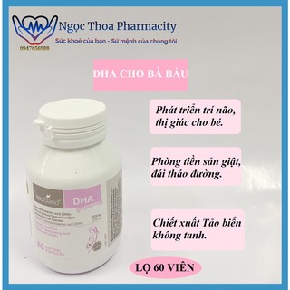 DHA Bầu Bioisland 60 viên cho phụ nữ chuẩn bị mang thai, mẹ bầu và sau sinh