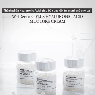 Kem dưỡng wellderma g plus hyaluronic acid moisture cream