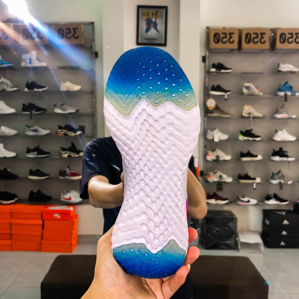 [Miễn phí ship] Giày Nike Epic Flyknit React siêu cấp Nam Nữ-Tặng (hộp+vớ chống hôi+chai vệ sinh giày) trị giá 150k