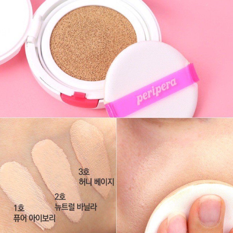 Phấn Nước Peripera Ink Matte Blur Cushion (1 hộp+1 lõi) [Date 11/2021]