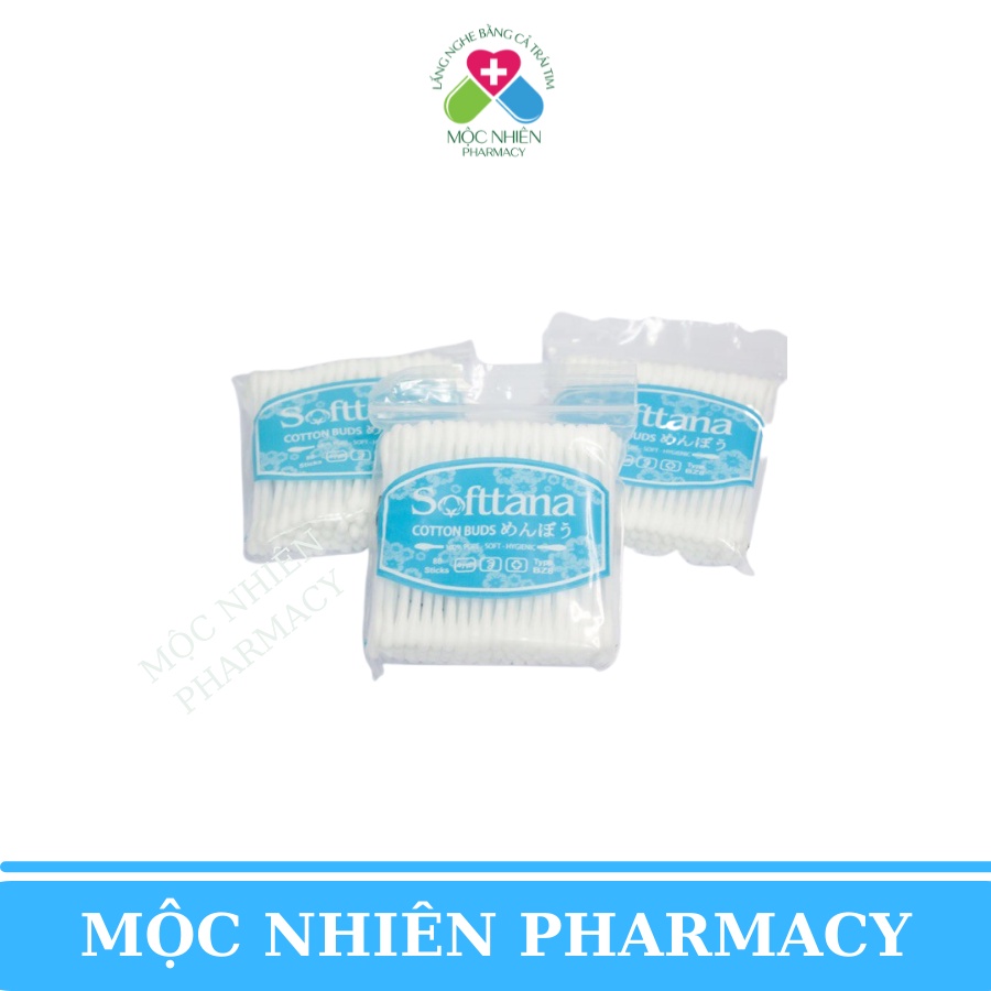 Tăm Bông Trẻ Em, Tăm Bông Cho Bé, Softtana, Mộc Nhiên Pharmacy