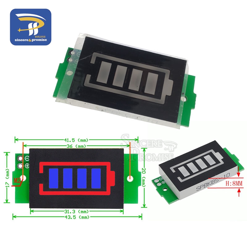 Mô Đun Kiểm Tra Dung Lượng Pin Lithium 3.7V 1 / 2 / 3 / 4 / 5 / 6 / 7 / 8S Chuyên Dụng