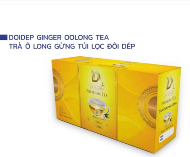 Trà túi lọc olong Gừng