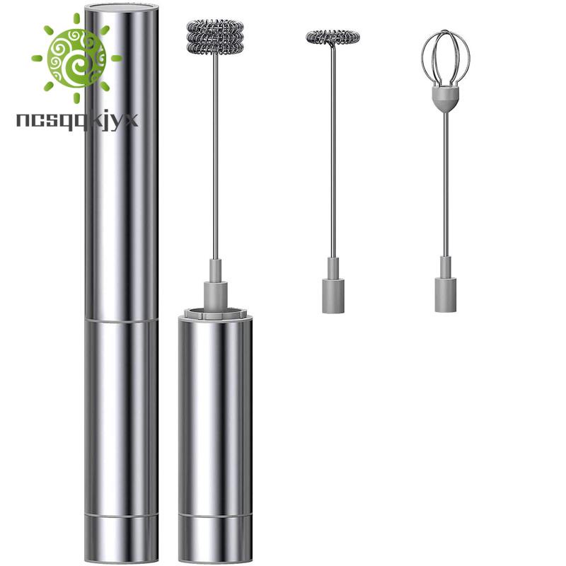 Máy Đánh Sữa Tạo Bọt Cầm Tay Ba Lớp Chạy Bằng Pin Cho Cà Phê Latte Hot