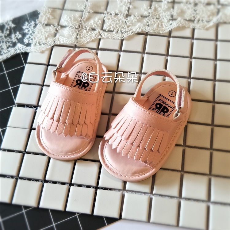 Giày Sandal Đế Mềm Thời Trang Mùa Hè Cho Bé 0-6-12 Tháng Tuổi