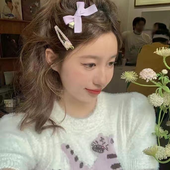 [Đào Tea] Kẹp Tóc Nơ ~ Thành Nhật Và Hàn Quốc Ngọt Ngào Dễ Thương Phụ Kiện Kẹp Tóc Cho Nữ