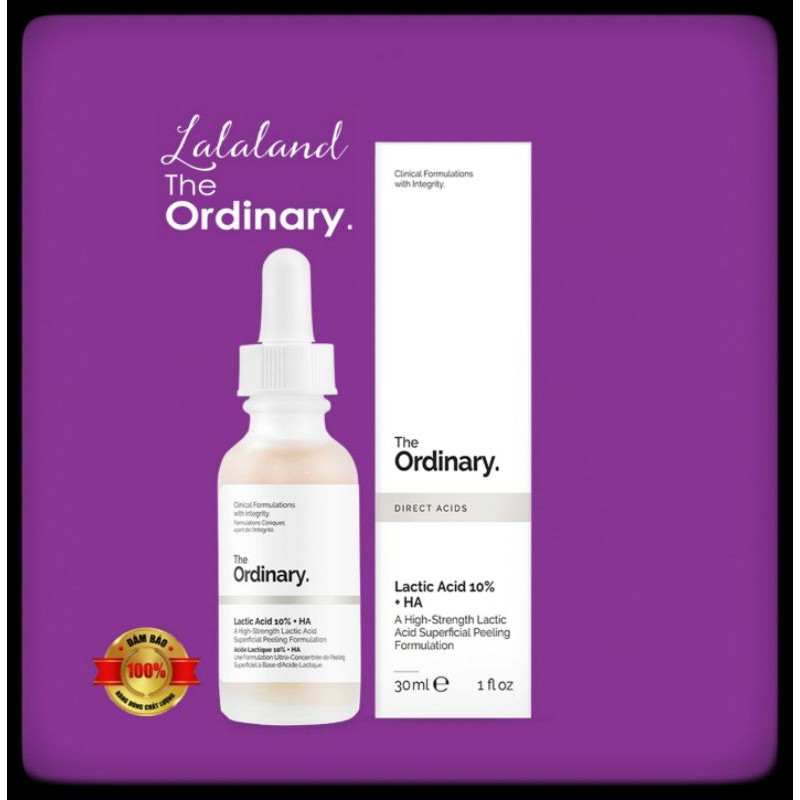 Serum mờ thâm, chống lão hoá The Ordinary Latic Acid 10% + HA 2%