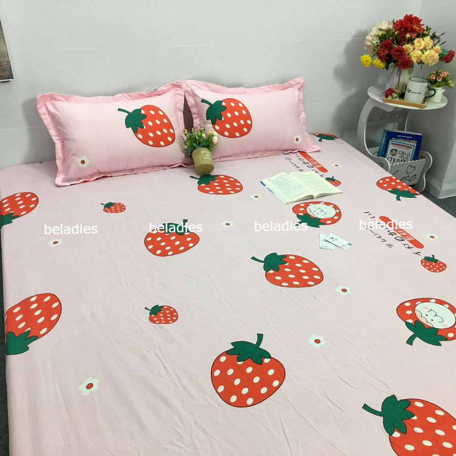 Bộ ga và gối nằm cotton poly 1m6 1m8 1m2 2m2 SUMOI mẫu mới