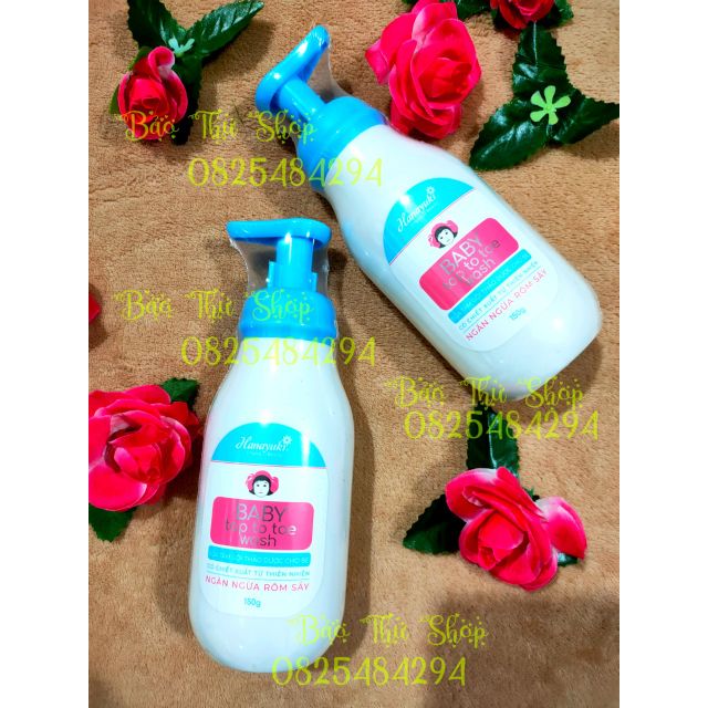 Sữa Tắm Baby HANA YUKI - Top To Toe Wash Mẫu Mới (Chính Hãng) - Sữa Tắm Gội Hanayuki cho em bé