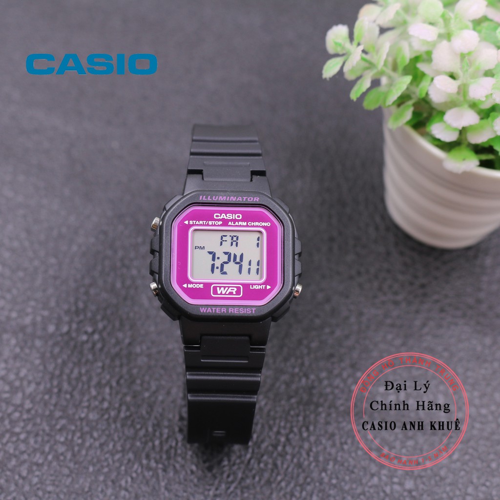 Đồng hồ điện tử nữ Casio LA-20WH-4ADF dây nhựa