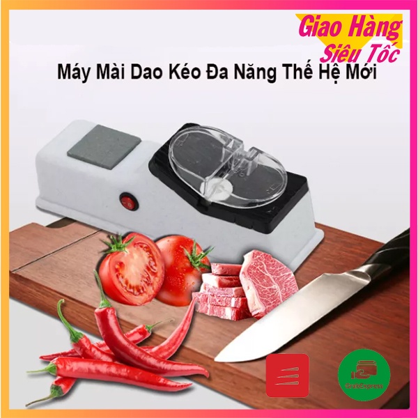 Máy mài dao -Dụng cụ mài dao chạy bằng điện nhỏ gọn tiện lợi mài là sắc