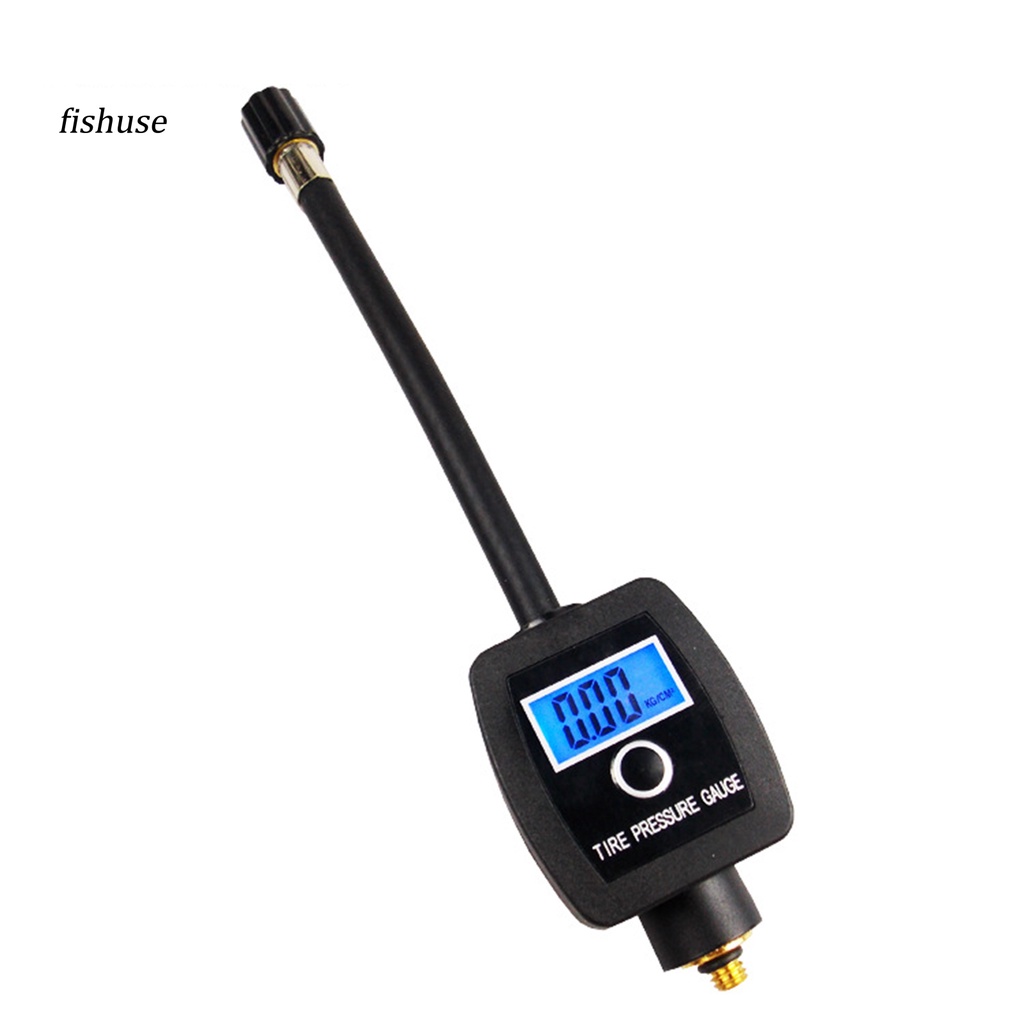 Đồng Hồ Đo Áp Suất Lốp Xe Đạp Có Màn Hình Lcd Kỹ Thuật Số
