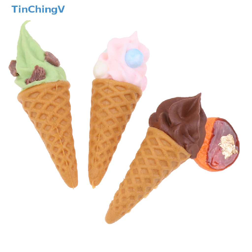 [TinChingV] Đồ Chơi Búp Bê Hình Kem Ốc Quế Tỉ Lệ 1: 12