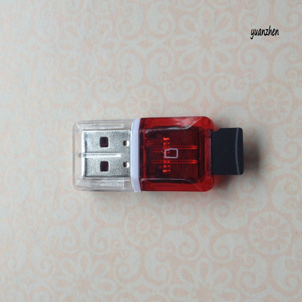 Đầu Đọc Thẻ Nhớ Tf Trong Suốt Cổng Usb 2.0 | BigBuy360 - bigbuy360.vn