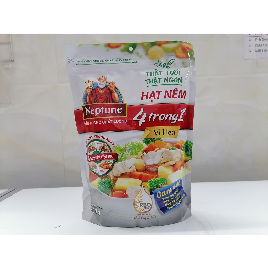 Hạt nêm 4 trong 1 vị heo NEPTUNE 850g