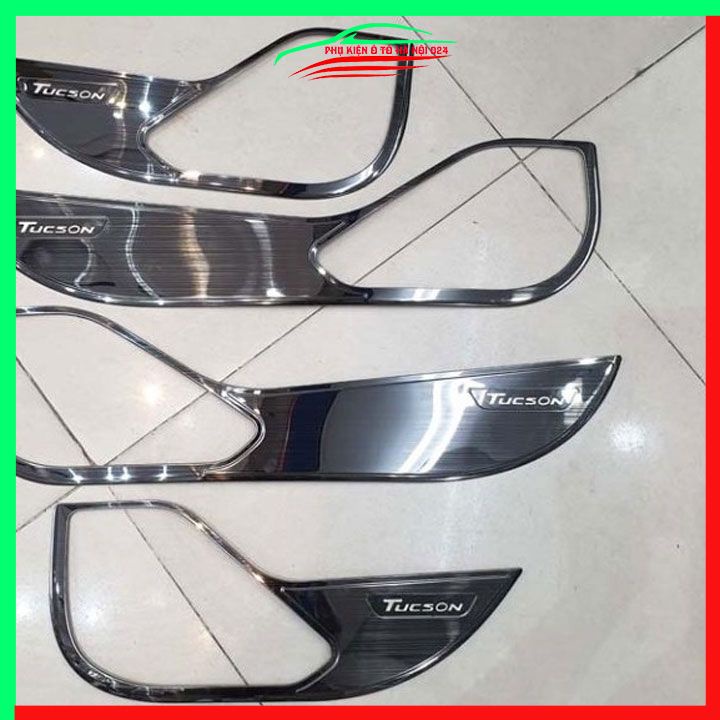 Bộ ốp tapli Tucson 2022-2023 vân titan chống xước va đập khi mở cửa và làm đẹp xe