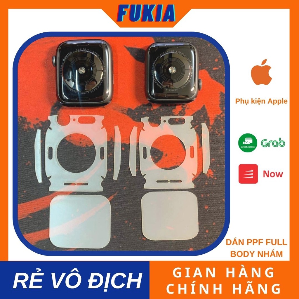 Combo dán PPF nhám Full body và màn hình cho đồng Hồ Thông Minh Series 1/2/3/4/5/6/7/SE Size 38/40/41/42/44/45 mm